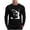 Black, variant on HAOTAGS Mens Halloween Hooded Hoodie, Casual Pullover Warm Long Sleeve Graphic Tees Orange L
