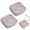 Grey, variant on CHENjy Ruffled Lace Chair Cushion Set of 2, Round Seat Cushions for Dining Kitchen Chairs, Breathable Thin Chair Pads, Pink