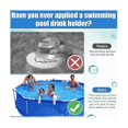 thumbnail image 5 of 8pcs Swimming Pool Water Cup Storage Pool Hanging Beer Holder Portable Frame Removable Mesh Drinks G, 5 of 5