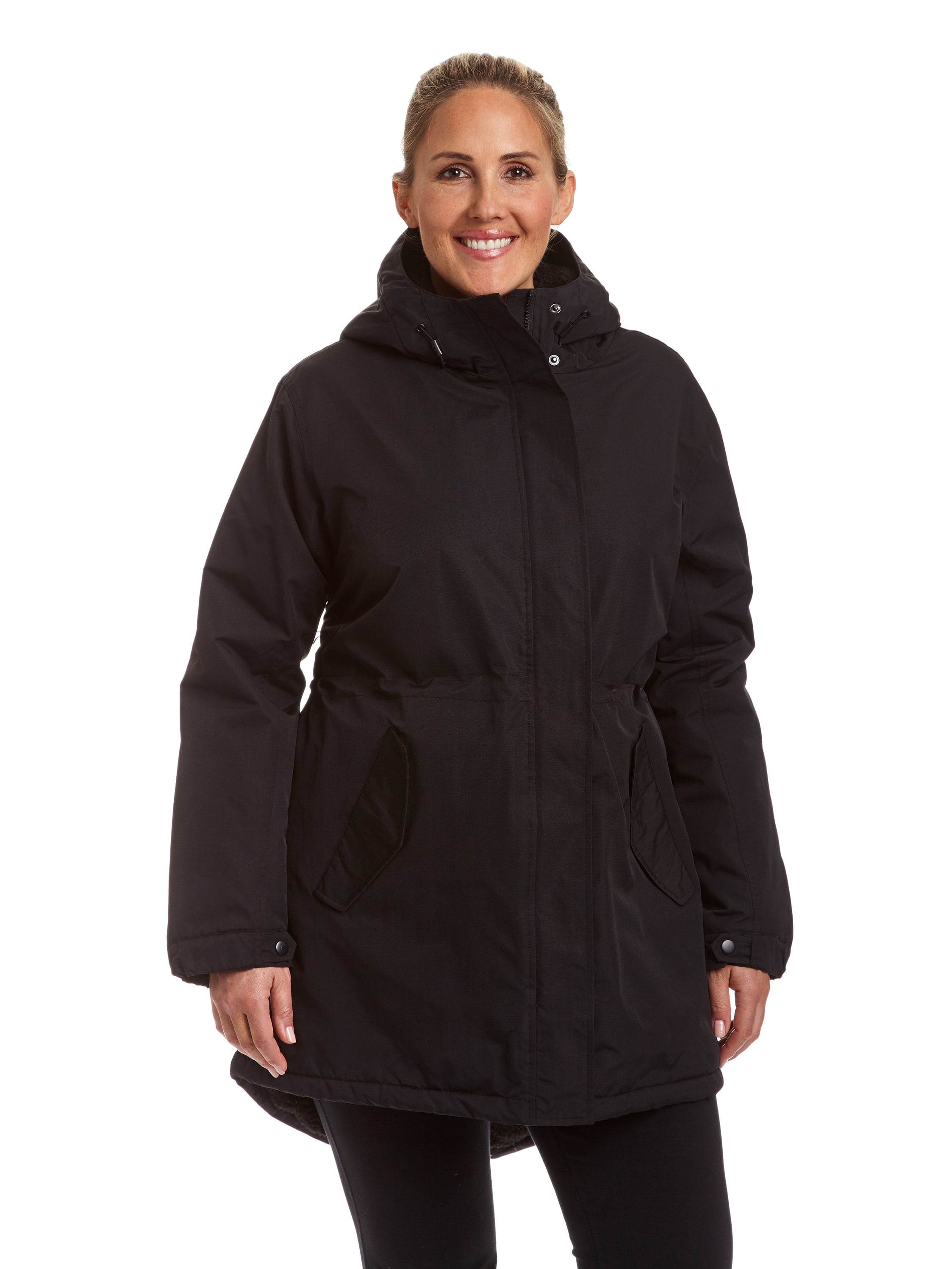Champion Coats & Jackets - Womens Jacket Plus Sherpa-Lined Hooded Parka ...