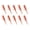 Orange and red, variant on Youthyao Soft Baits 4cm Swimbaits Fishing Lures for Trout Fishing Artificial Baits Split Tail Lures Fishing Tackle