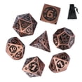 thumbnail image 5 of Cusdie 7-Die Metal DND Dice Set, Mechanical Gear Metal Polyhedral D&D Dice Set for DND Dungeons and Dragons TTRPG Role Playing Games, 5 of 5
