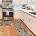thumbnail image 2 of Kitchen Rugs and Mats Non Skid Washable Absorbent Microfiber Kitchen Mats for Floor Anti Fatigue Kitchen Mat Set of 2 Color Kitchen Decor Stain Resistant 17"x47.2"+17"x30", 2 of 6