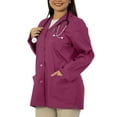 thumbnail image 5 of Panda Uniform by HeedFit Women’s 32" Colored Lab Coat – Custom Fit Medical Lab Coat, Multi-Color 10XL Wine, 5 of 8