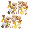 thumbnail image 3 of 58 Pcs Jouets de Cuisine en Plastique pour Petit-Déjeuner, 3 of 4