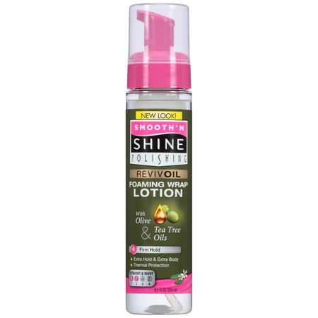 Smooth 'N Shine Polishing Moisturizing Wrap & Set Mousse, 8.5 fl (Best Hair Shine Products For Fine Hair)
