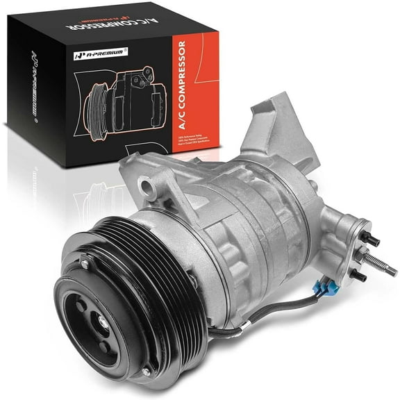 A-Premium AC Compressor with Clutch Compatible with Chevrolet Equinox GMC Terrain 2010-2011 V6 3.0L Sport Utility