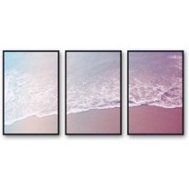 IDEA4WALL Framed Canvas Wall Art for Living Room, Bedroom Ocean Sea Beach Canvas Prints for Modern Home Decoration Ready to Hang