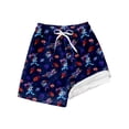 thumbnail image 2 of Baby Boy Swimsuit Big Kids Boys Cool Astronaut Rocket Print Swim Trunks Girls Bathing Suit Multicolour 9-10 Years, 2 of 4