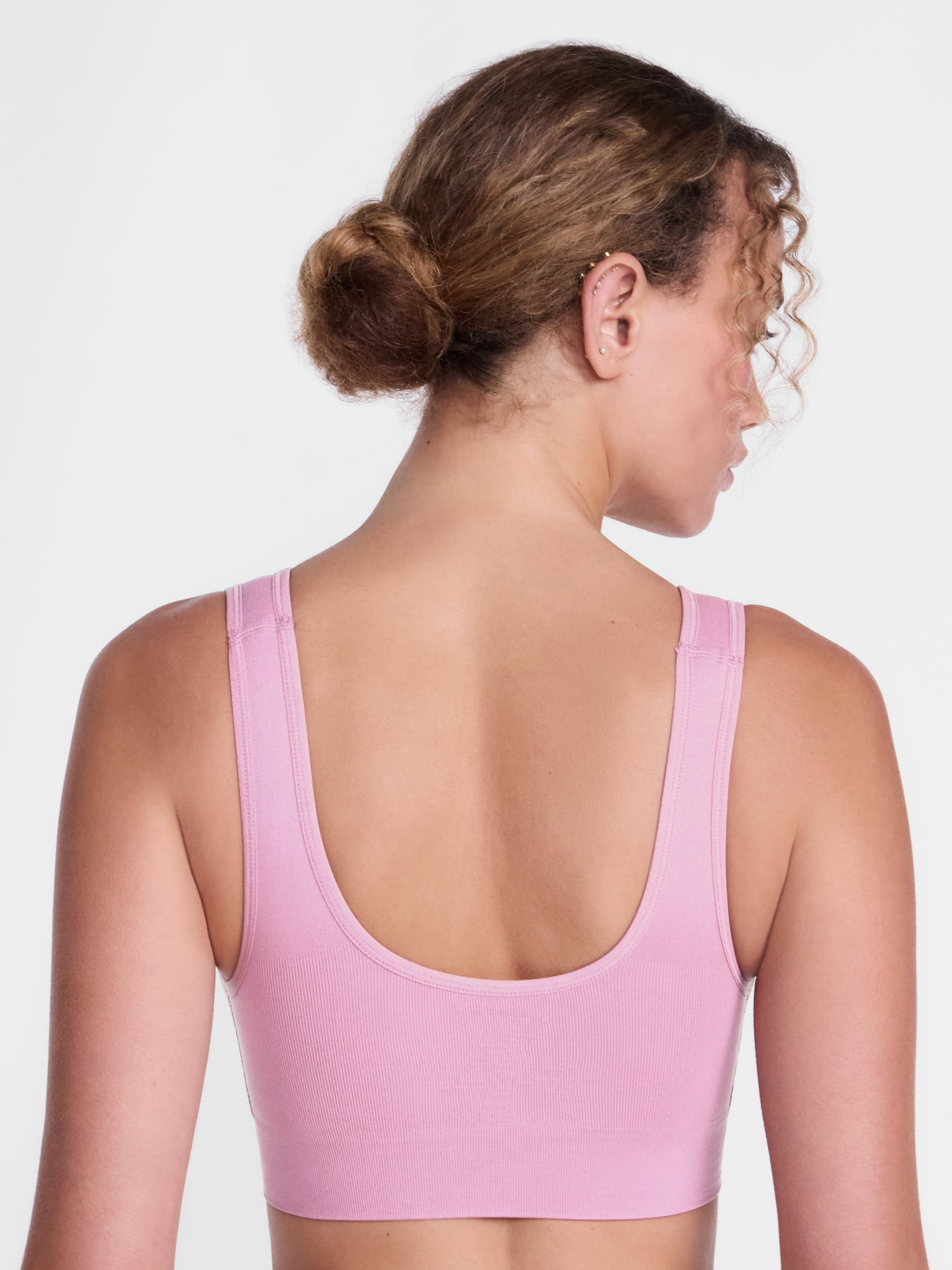 Joyspun Women's Pullover Comfort Bralette, Removable Padding, Sizes S-XXXL