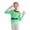 Green, variant on Gymnastics Leotards with Belt for Girls Christmas Striped Ballet Dancewear Athletic Bodysuit Red 14