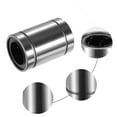 thumbnail image 4 of 2 Pcs LM25UU 25mm IDx40mm ODx59mm Length Linear Ball Bearings Silver Tone, 4 of 6