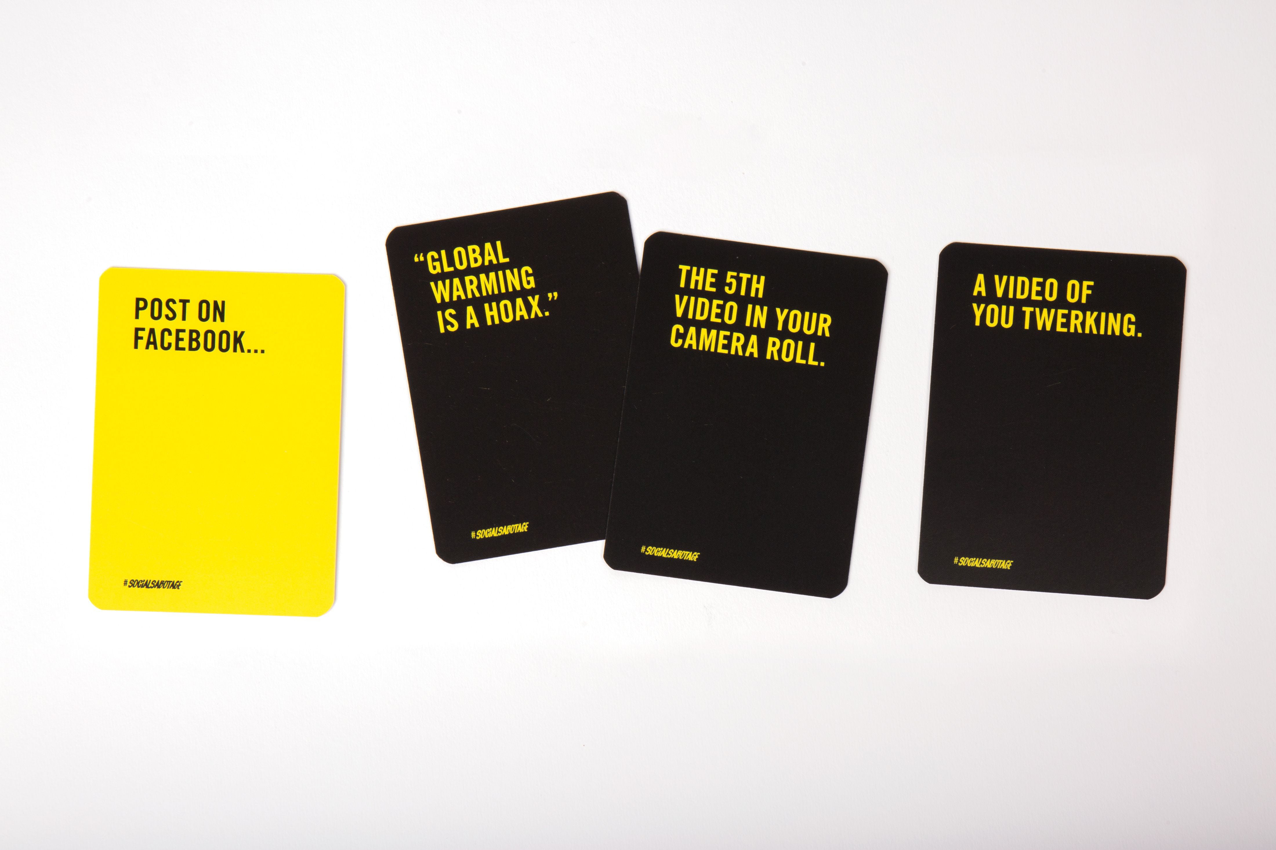 Social Sabotage an Awkward Party Game by Buzzfeed for Ages 17 and up for sale online