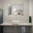 thumbnail image 5 of RADIANCE Goods Verical/Horizontal Hanging Rectangle Shaped Frameless Wall Mirror 32" Height, 5 of 6