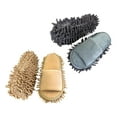 thumbnail image 1 of Pantuflas de microfibra Chenille Mop Soledad limpiador doméstico desmontable lavable gris amarillento, 1 of 10