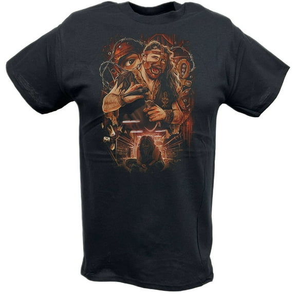 Mankind Boiler Room Mick Foley Black T-shirt