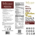 thumbnail image 2 of Extra White Gold Pancake and Waffle Mix, Gluten Free, Nut Free, Free of the Top 14 Major Allergens, 14.1 Oz, 2 of 9