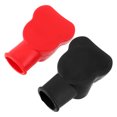 thumbnail image 4 of 1 Paire de Couvercles de Bornes de Batterie en PVC, Isolations pour Protection de Batterie de Voiture, 4 of 6