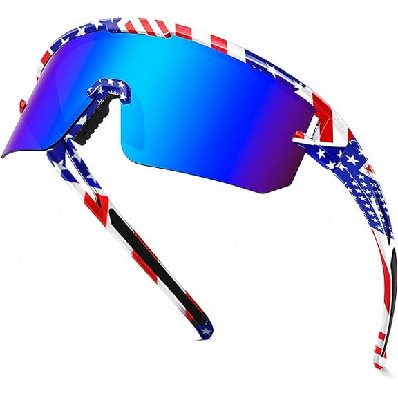 Sports Polarized Sunglasses Men Women UV400 Protection Kids Youth Baseball Sunglasses for Cycling Softball Running