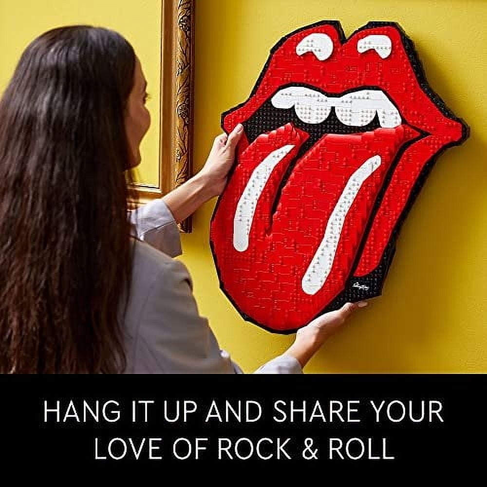 LEGO Wall Decor Building Set Art The Rolling Stones Adult, 1998 pieces
