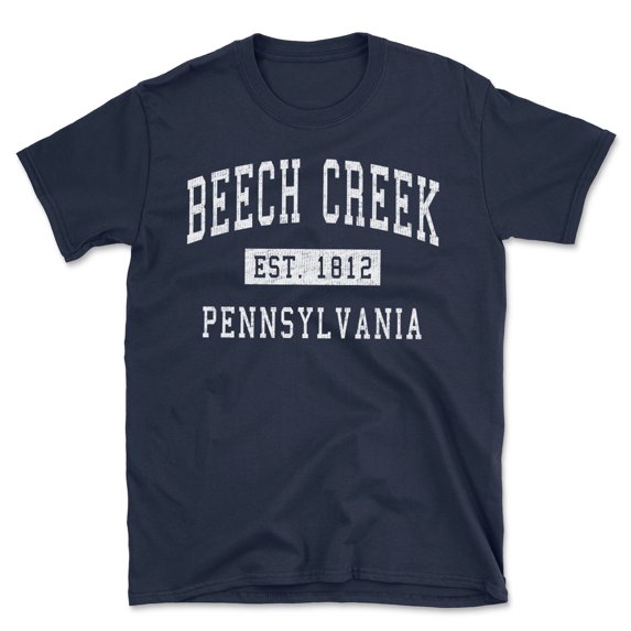 Beech Creek Pennsylvania Classic Established Men's Cotton T-Shirt