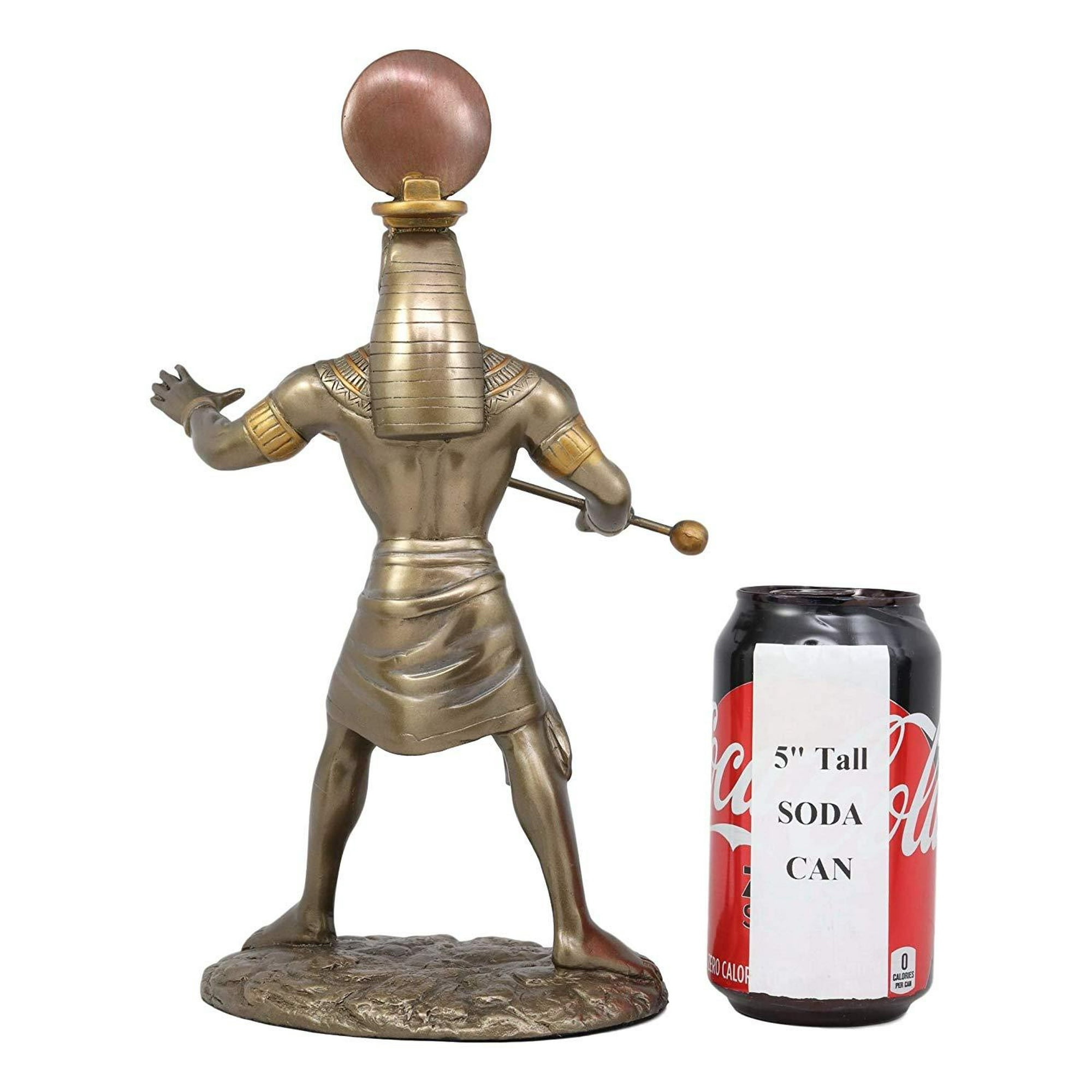 Ebros Egyptian Mythology God Horus Ra with Sun and Uraeus Disc Ebros Egyptian Mythology God Horus Ra with Sun and Uraeus Disc