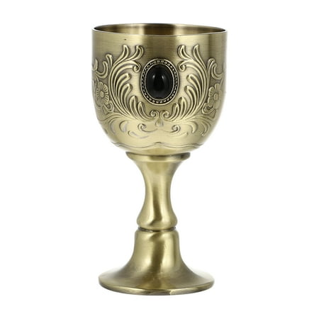 

FRCOLOR Vintage Wine Cup High-quality Metal Cup Mini Cup Red Wine Chalice for Party