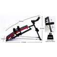 thumbnail image 3 of KESHWELL Machine d'Entraînement Abdominal, Équipement d'Exercice Core Abs pour Gym à Domicile, Banc Assis-Debout Réglable pour l'Entraînement de Force, Croque-Ventre Abdominal, Machine d'Entraînement Core Pliable avec Bandes de Résistance et Écran LCD, 3 of 5