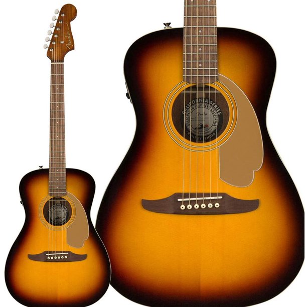 Fender 6 String AcousticElectric Guitar, Right