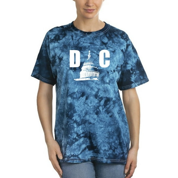 Dc Tower Tie-Dye Crystal Women -Smartprints Designs, Female XX-Large