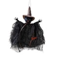 thumbnail image 4 of Adorno decorativo de Halloween, regalo, muñeco colgante espeluznante decorativo, suministros para fiestas, hogar, patio, cocina, jardín, vacaciones gato negro, 4 of 8