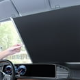thumbnail image 2 of Blasgw Car Sun Shade, Automatic Retractable Sunscreen for Car Windows - UV Protection, Heat Insulation, Easy Installation with Suction Cups, Universal Fit for Front & Rear Windows Black, 2 of 9