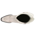 thumbnail image 4 of Bota ROPER Tall Stuff Blanca con Diseño Floral Cortado a Láser Talle 6 M, 4 of 5