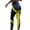 Yellow, variant on MNCEKFOD Yoga Pants for Women Stretchy 3D Print Skinny Workout Sports Training Cropped Lifting Gym Leggings Blue L