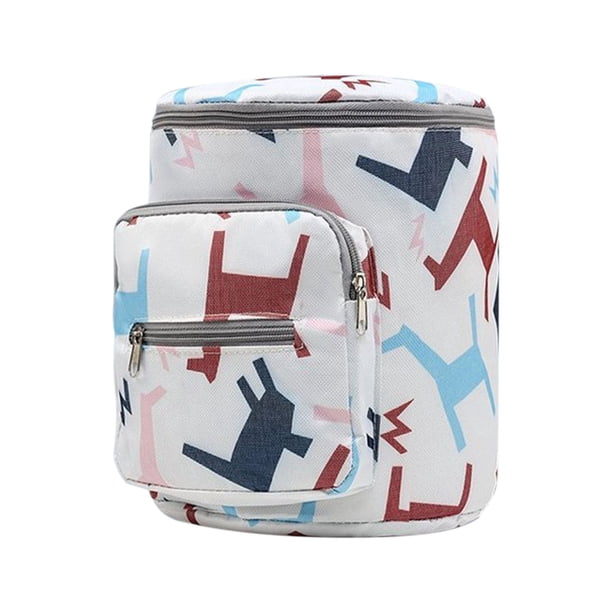 Bolsa de Cochecito de Bebé Cilíndrica Ligera para Paraguas, Cocina de Bebé, Bolsa de Almacenamiento de Moda, Bolsa de Almacenamiento Ligera para Leche, Bolsa de Almacenamiento de Leche
