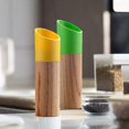thumbnail image 5 of Salt And Pepper Grinder Set, Manual Wood Pepper Mill & Salt Grinder With Adjustable Coarseness, 5 of 5