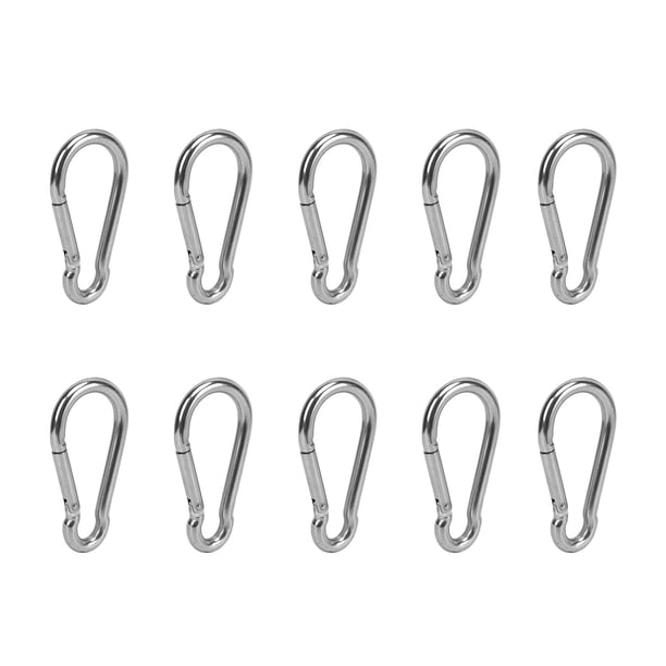 Spring Snap Hook Bearing 10Pcs Easy Release Carabiner Clip Durable for Outdoor ANGGREK Otros