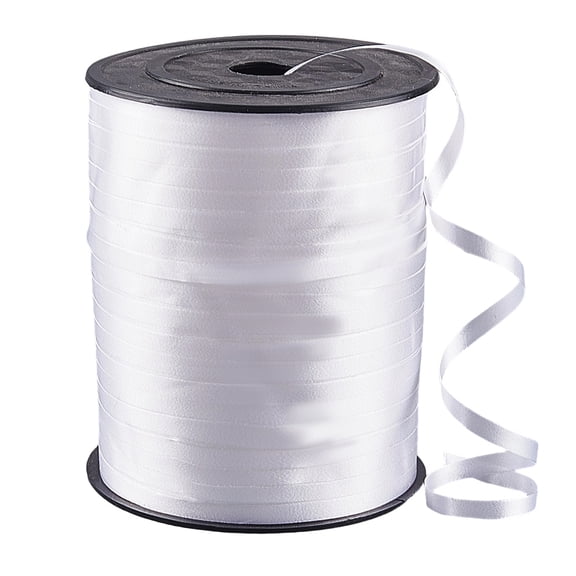 Plastic Ribbon 500 Yards Of Plain Ribbon White 1/4 inch(5mm)