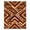 Orange, Pattern 2, variant on ODIKA 4' x 6' Machine Washable Non-Slip Area Rug, geometric geometric High Traffic Rug, Orange, 981013