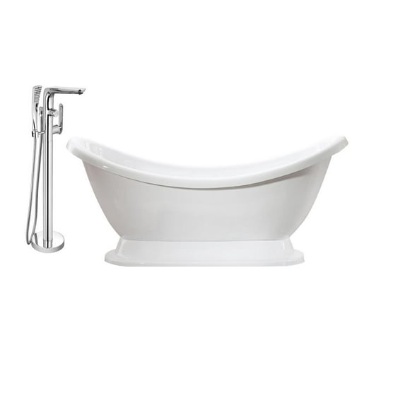 Faucet and Tub Set Streamline 69" Freestanding MH2380-120