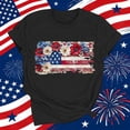 thumbnail image 5 of Vetsdori American Flag T Shirts for Women Red White and Blue USA Years Anniversary Pullover Summer Short Sleeve,Fourth of July Graphic Independence Day Casual Womens Tops Fashion, 5 of 7