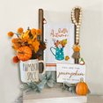 thumbnail image 4 of Binwennn 2PCS Welcome Fall Kitchen Welcome Hand Towels Rag Maple Leaves Pumkin Flowers Dishcloth Home Soft 18 X 28 IN Big Soft Towels Big Microfiber Towels, 4 of 7