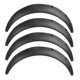 thumbnail image 1 of Price cut 4PCS 800mm+800mm Universal Flares Wide Body Kit Wheel Arches Auto Car Body Kit Polyurethane Black, 1 of 5
