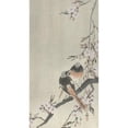 thumbnail image 2 of Ohara Koson 15x24 Black Ornate Framed Double Matted Museum Art Print Titled: Two Siegeled Redtails with Cherry Blossom (1900 - 1936), 2 of 5