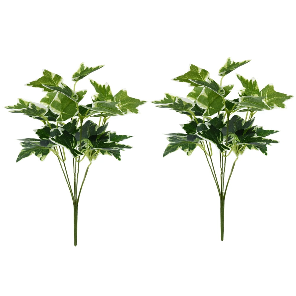 Artificial Plant Branches Green Leaves Fake Leaf Greenery Stems Stem