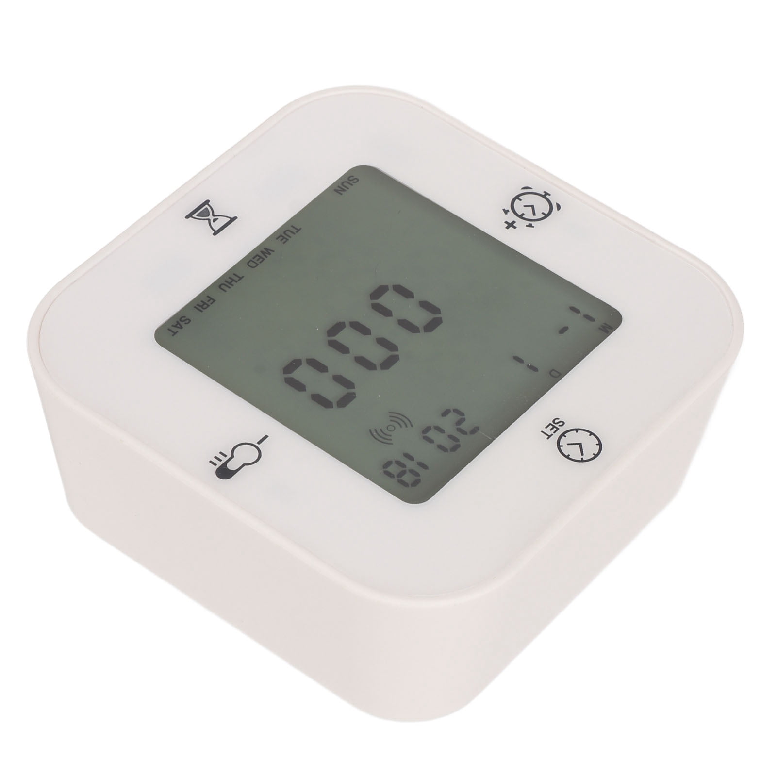 Multifunctional Thermometer Hygrometer Voice Control High Accuracy Digital Clock Temperature Humidity Gauge