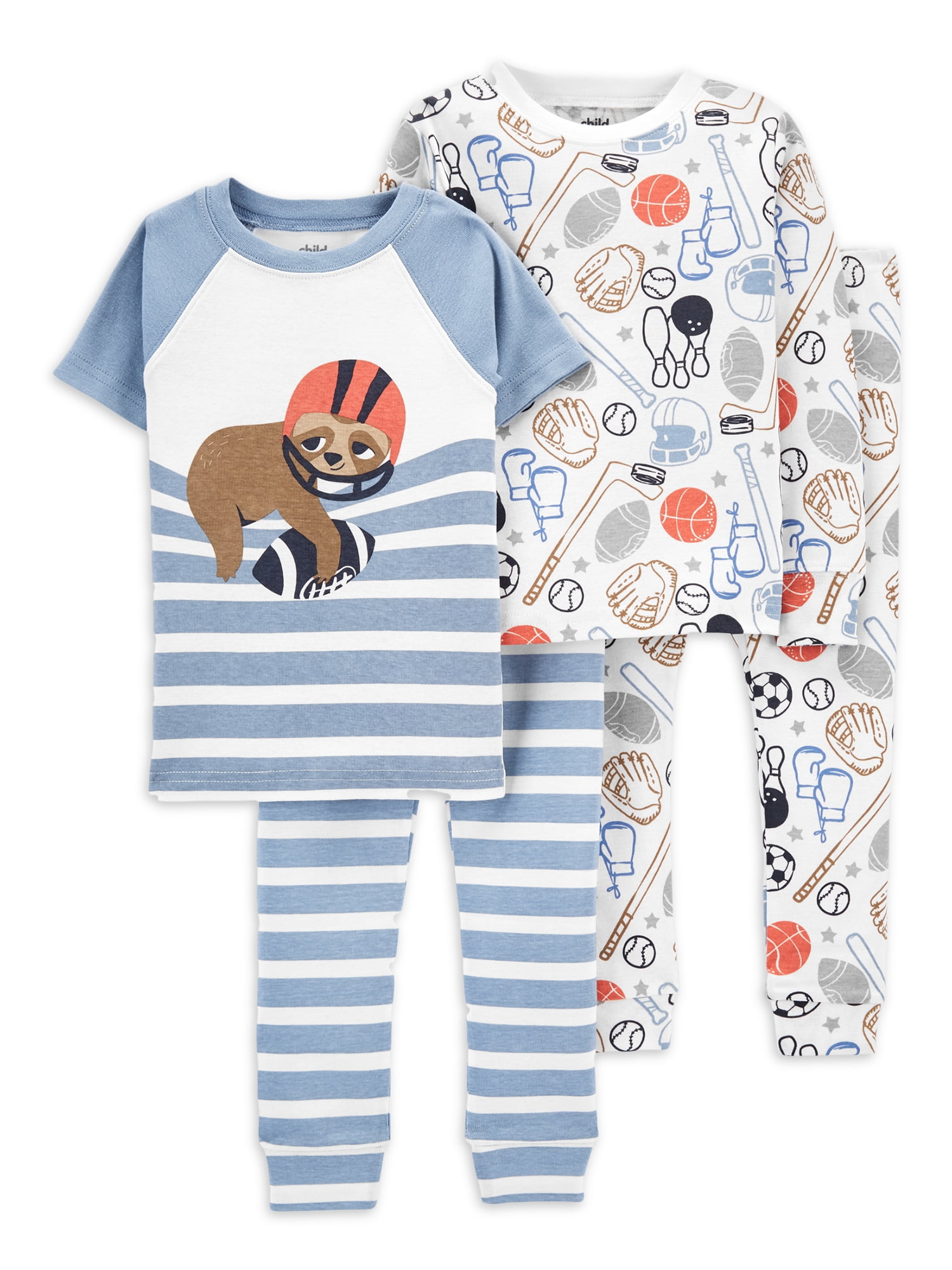 Fulok Boys 2 Piece Loungewear Flannel Hoodie Sleepwear Pajama Set Dark Gray 4T 