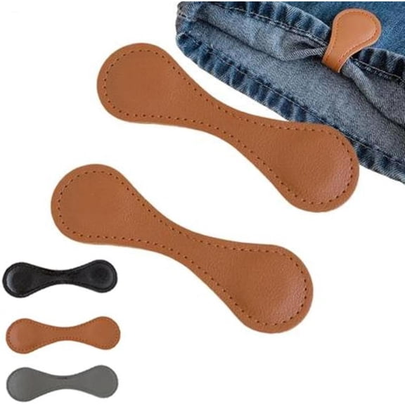 Shirt Clip Magnetic, 2 Pieces, PU Leather Anti-Slip Quick Release Elegant | Magnetic Clothing Clips, Shirts Sleeve Clips, For Sweaters Trousers Jeans Casual Pants Meetings Washing Dishes Cooking