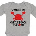 thumbnail image 4 of Inktastic Someone in Myrtle Beach Loves Me Boys or Girls Long Sleeve Baby Bodysuit, 4 of 5