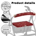 thumbnail image 5 of HELLHERO Christmas Snowman and Snowflakes Seat Back Cover Anti-Slip Design Walking Aid Seat Back Cover Secure Fit Ideal for Travel Use, 5 of 7